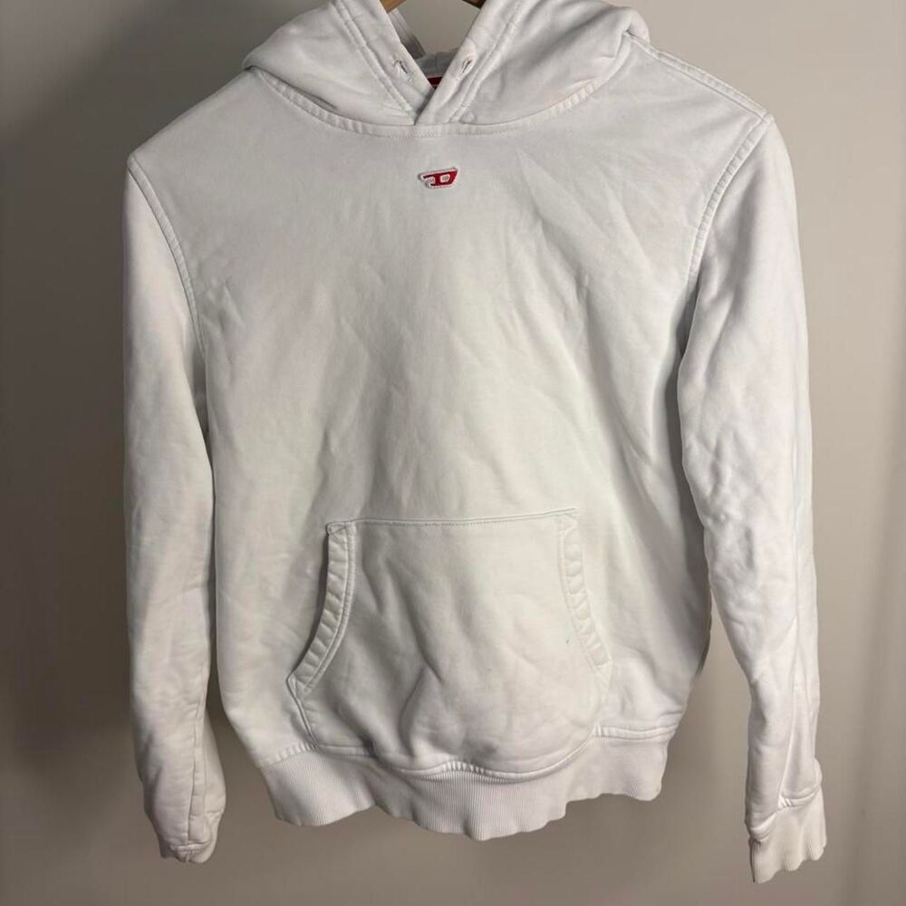 Diesel Men's White Hoodie
